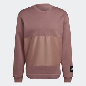 Mens Adidas Fleece Woven Crew SweatShirt